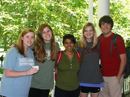 Croft Students at Ice Cream Social